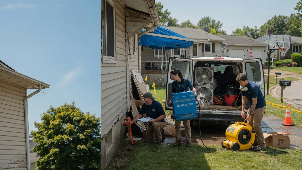 Ceiling Leak Cleanup in Williams Bay, WI near me